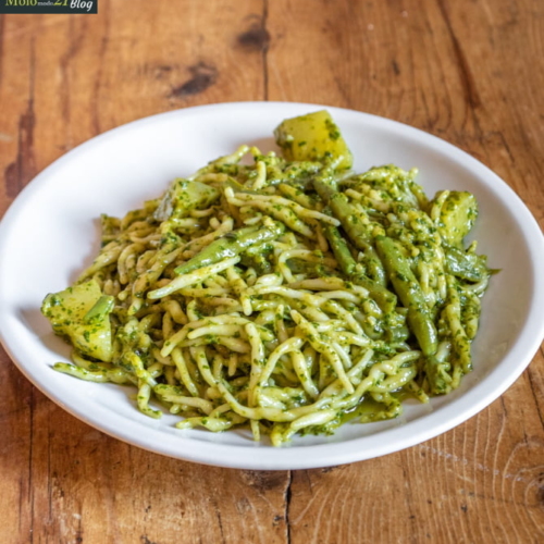 Trofie al pesto con patate e fagiolini